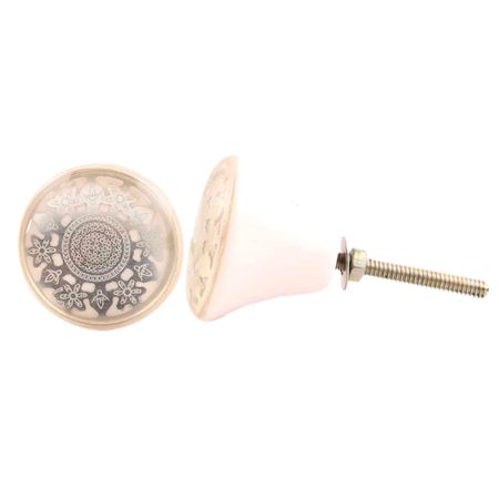 Tiny Flower Resin Cabinet Knob